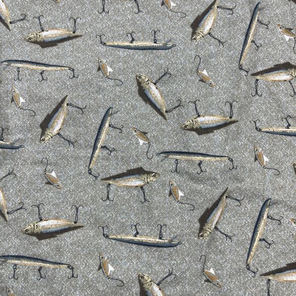 Woolrich Button Down Shirt Mens Extra Large Fishing Fish Short Sleeve Cotton - Picture 10 of 10